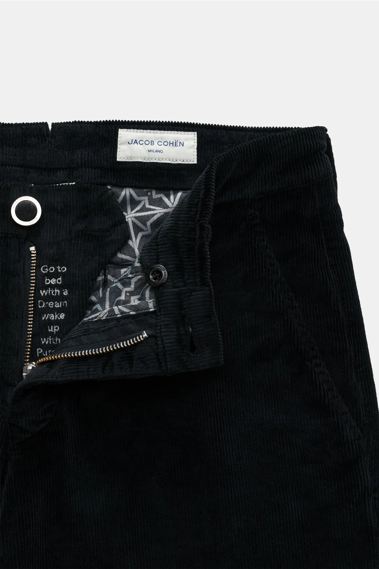 Jacob Cohen - Herren - Cordhose 'Bobby' schwarz – Bild 4