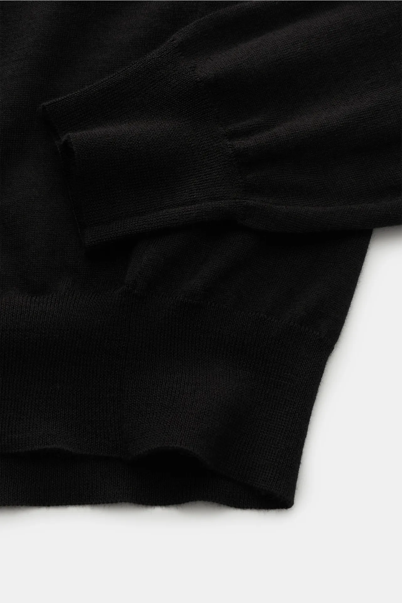 Filippo de Laurentiis - Herren - Strickpolo schwarz – Bild 3