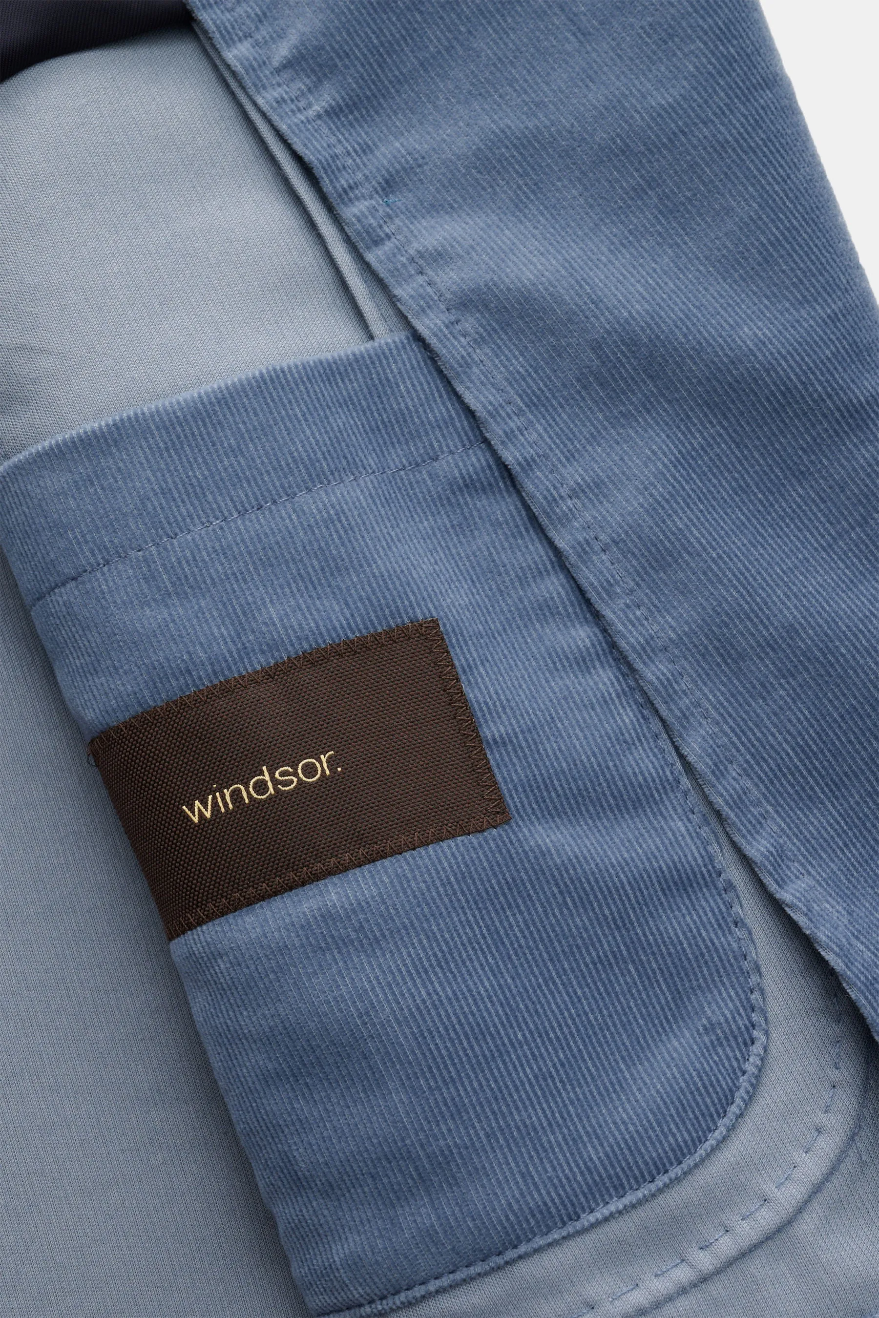Windsor - Herren - Cordsakko 'Gio' rauchblau – Bild 4
