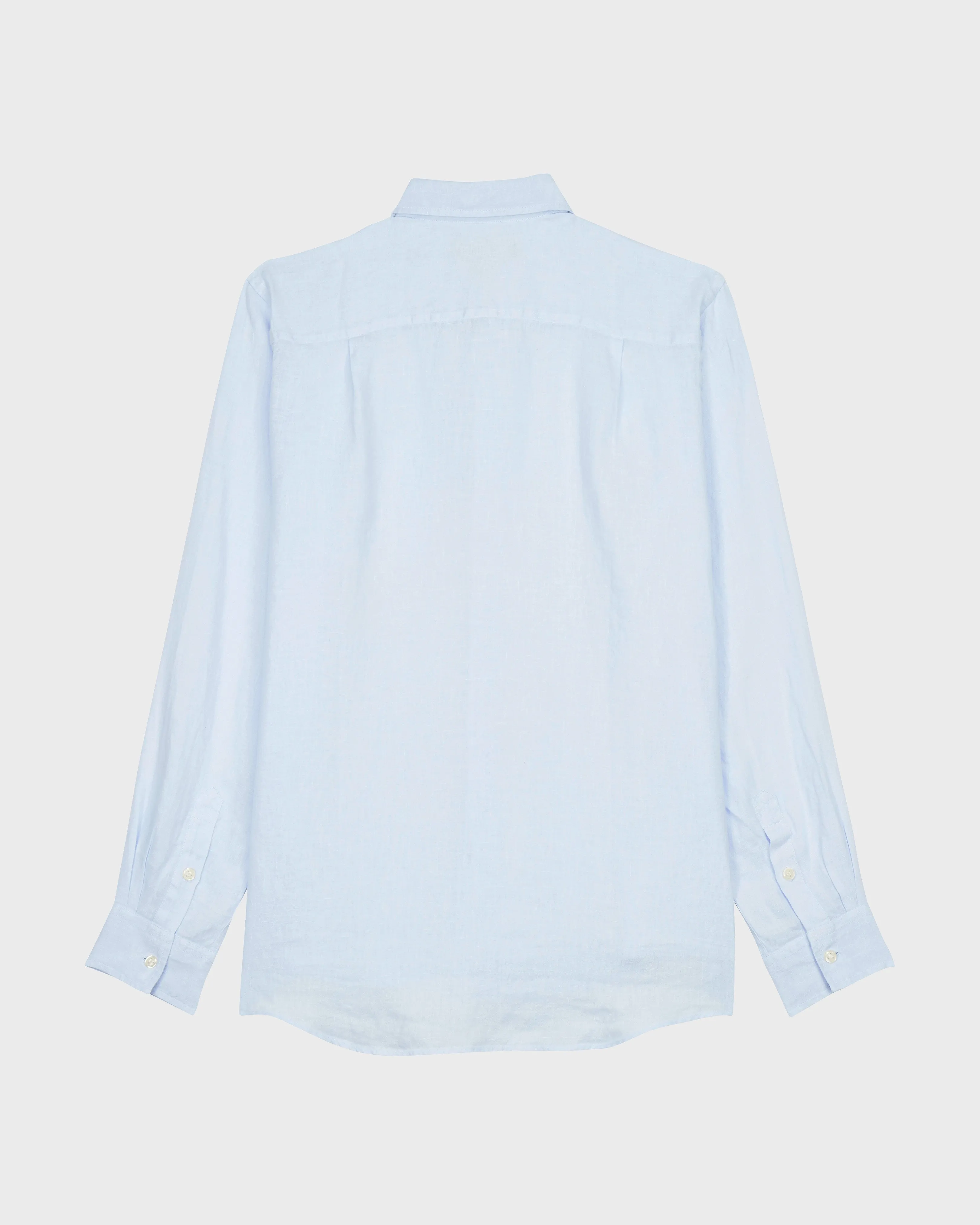 Vilebrequin - Einfarbiges Hemd Aus Leinen Für Herren - Hemd - Caroubis - Blau - Größe XXXL – Bild 2