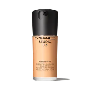 Mac Cosmetics - Studio Fix Fluid SPF 15 24HR Matte Foundation + Oil Control - NC20 Mac Cosmetics - Studio Fix Fluid SPF 15 24HR Matte Foundation + Oil Control - NC20