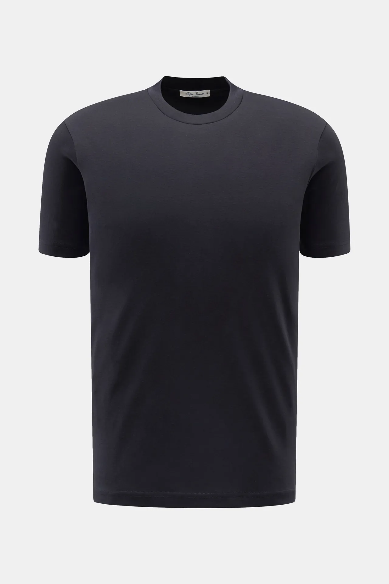Stefan Brandt - Herren - Rundhals-T-Shirt %27Sea Island Eli%27 dark navy Stefan Brandt - Herren - Rundhals-T-Shirt %27Sea Island Eli%27 dark navy