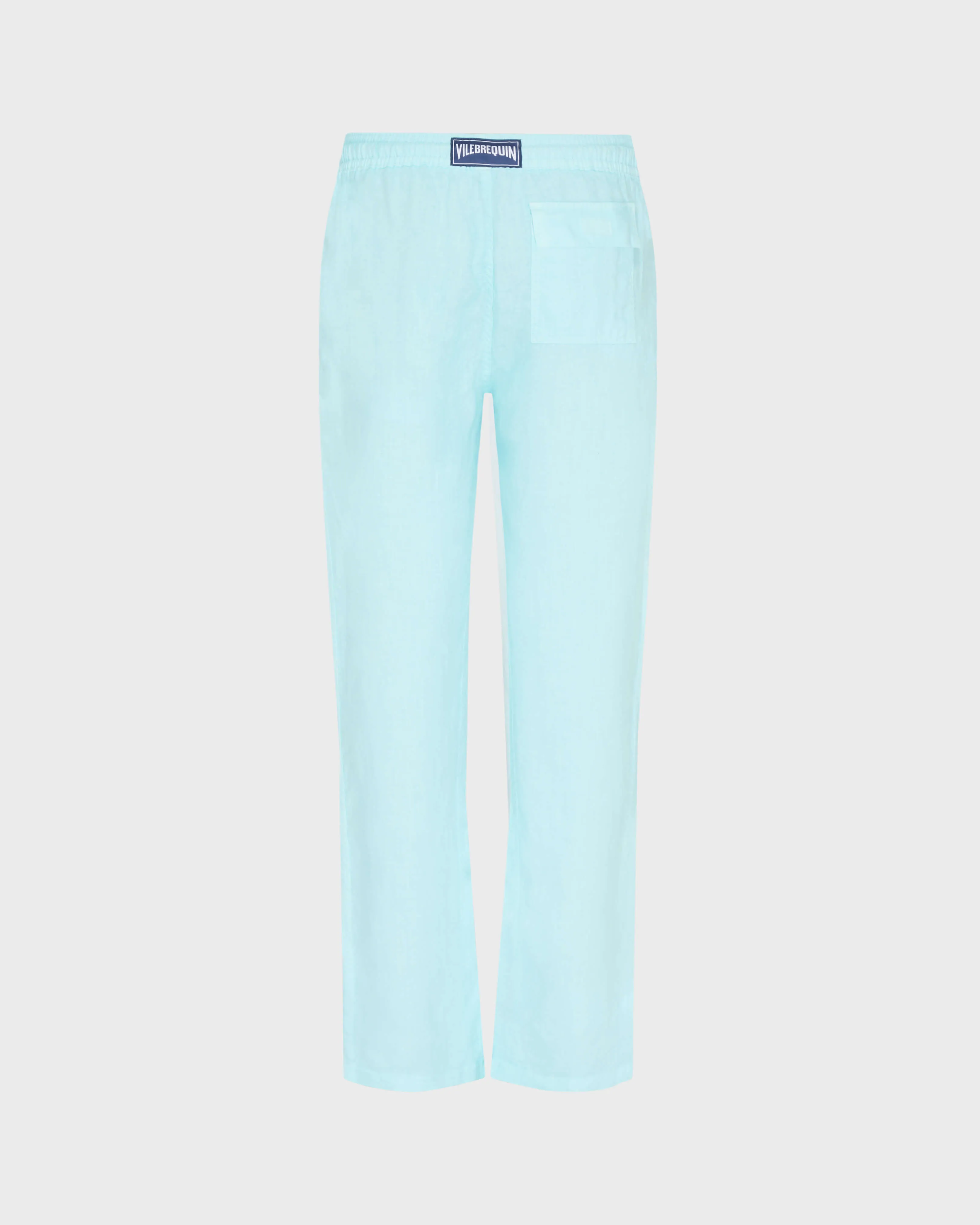 Vilebrequin - Solid Weite Leinenhose Für Herren - Hose - Pacha - Blau - Größe L – Bild 2