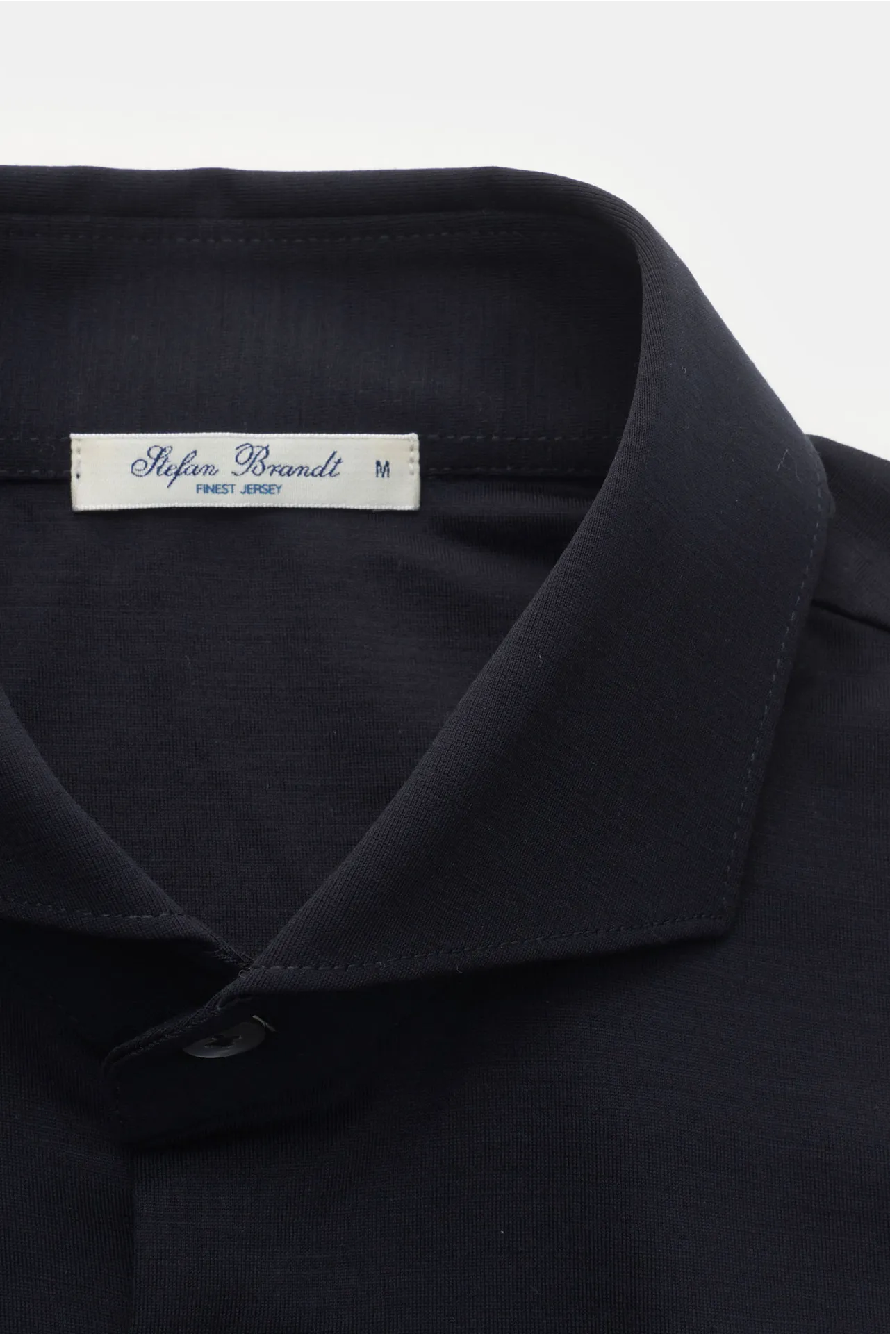 Stefan Brandt - Herren - Jersey-Hemd 'Otis' Haifisch-Kragen navy – Bild 2