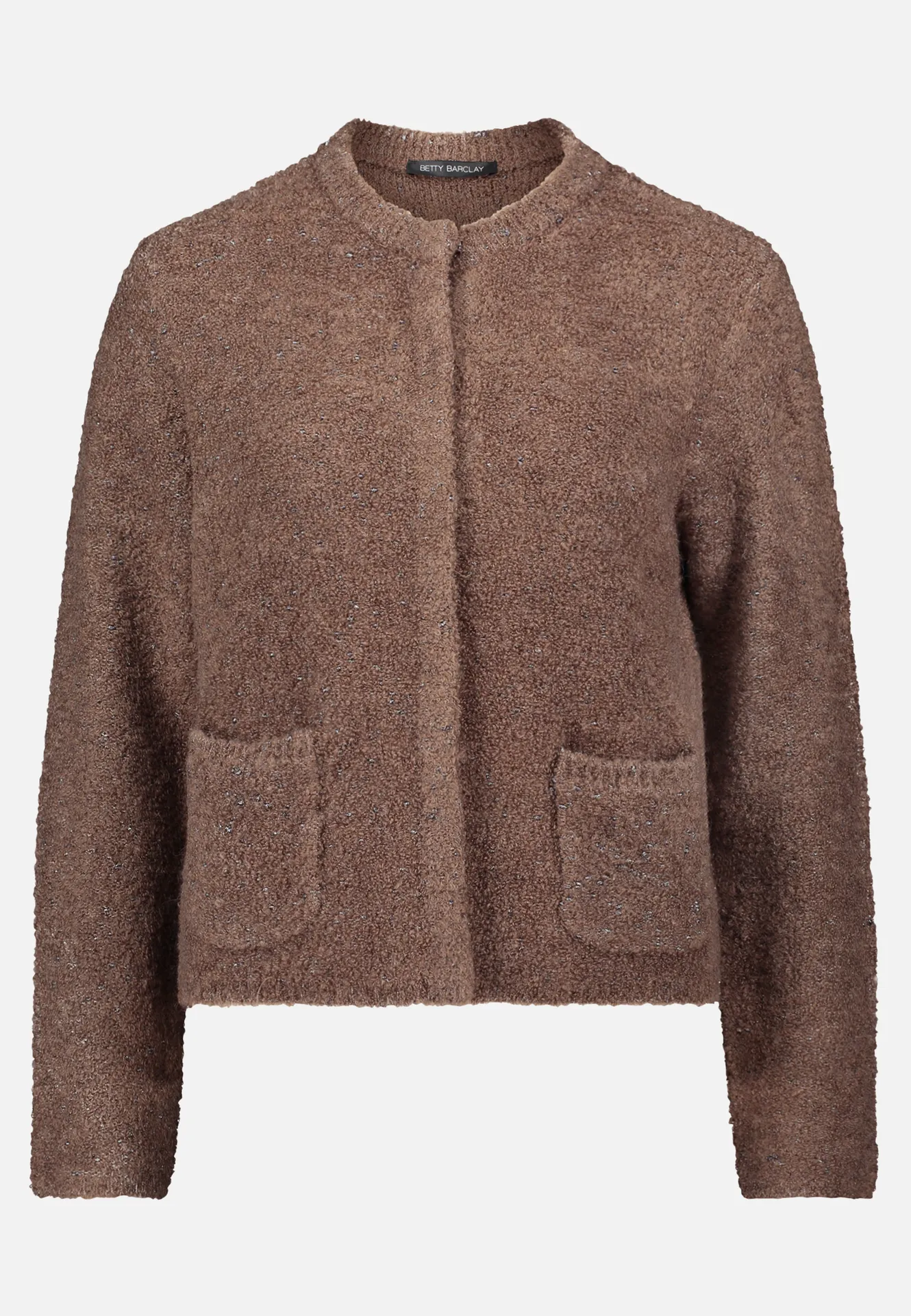 Grobstrickjacke mit Lurexfaden – Bild 3