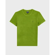 Vilebrequin - Einfarbiges Unisex-t-shirt Aus Frottee - T-shirt - Tiramisu - Grün - Größe XL Vilebrequin - Einfarbiges Unisex-t-shirt Aus Frottee - T-shirt - Tiramisu - Grün - Größe XL