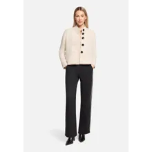 Kurzblazer mit Stehkragen