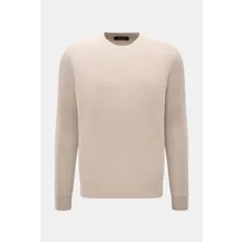 Gran Sasso - Herren - Cashmere Rundhalspullover beige meliert Gran Sasso - Herren - Cashmere Rundhalspullover beige meliert
