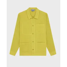 Vilebrequin - Solid Overshirt Aus Leinen Für Herren - Jacke - Corentin - Grün - Größe S Vilebrequin - Solid Overshirt Aus Leinen Für Herren - Jacke - Corentin - Grün - Größe S
