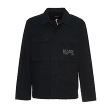 DEUS - Deus Poplin Surf Shirt With Classic Collar - Größe XS - schwarz DEUS - Deus Poplin Surf Shirt With Classic Collar - Größe XS - schwarz