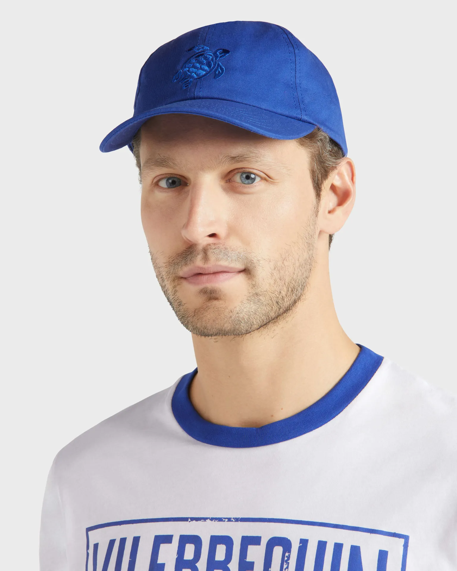 Vilebrequin - Solid Kappe - Mütze - Capsun - Blau - Größe OSFA – Bild 3