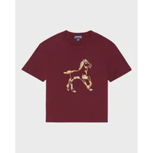 Vilebrequin - The Year Of The Horse T-shirt Für Jungen - T-shirt - Thomy - Rot - Größe 12 Vilebrequin - The Year Of The Horse T-shirt Für Jungen - T-shirt - Thomy - Rot - Größe 12