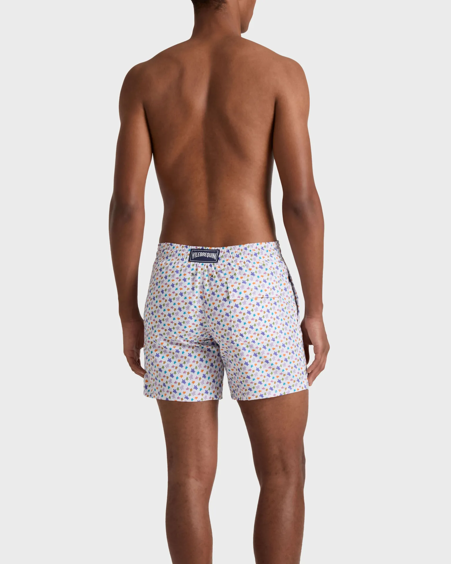 Vilebrequin - Micro Ronde Des Tortues Badeshorts Für Herren - Bademode - Moorea - Weiss - Größe XXL – Bild 4