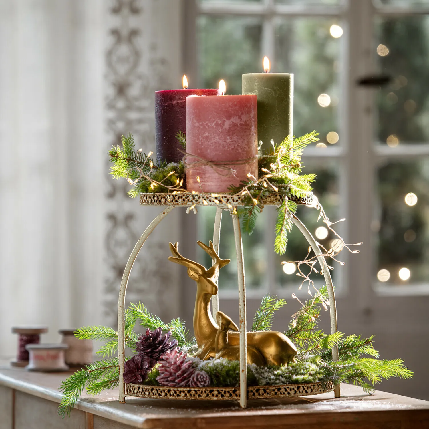 Kerze 3er Set Salis – Bild 2