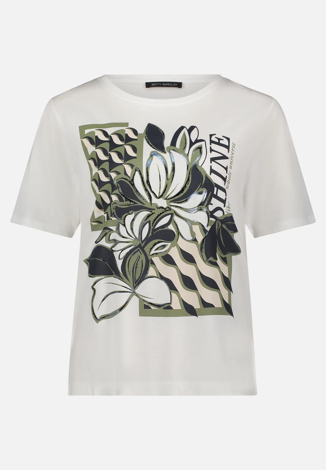 Basic Shirt mit Rundhalsausschnitt – Bild 3