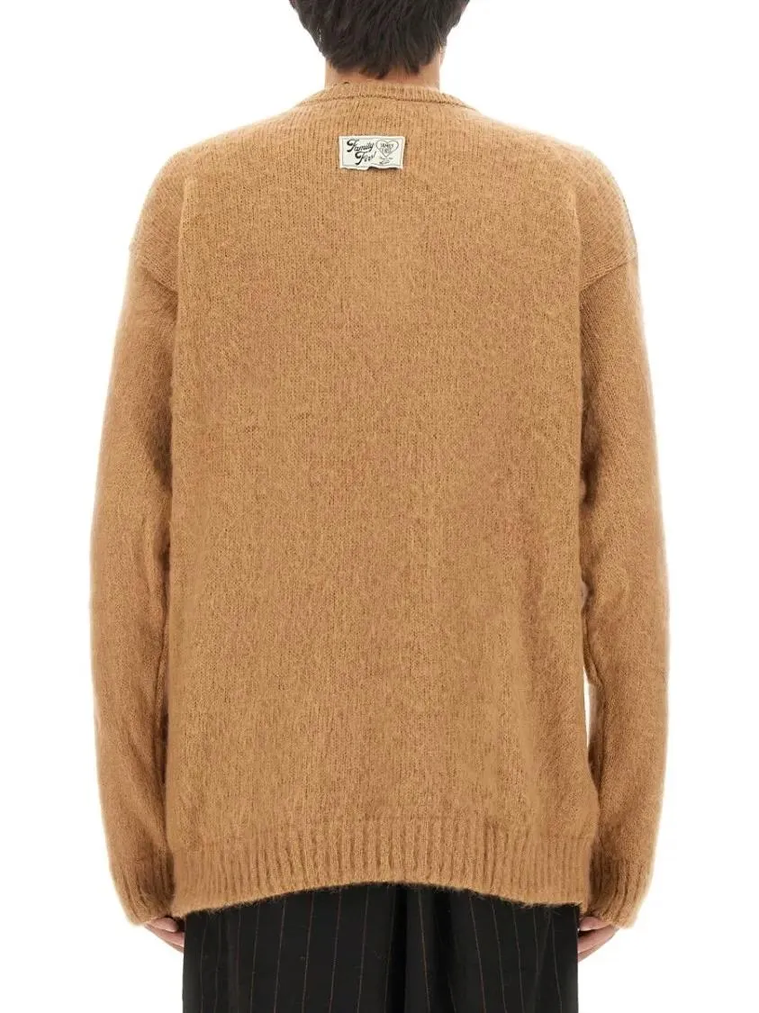 Family First - Textured Brown Jersey - Größe M - beige – Bild 3