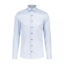 STENSTRÖMS - Slim-Fit Hemd aus zweifacher Baumwolle - Größe 44 - blau STENSTRÖMS - Slim-Fit Hemd aus zweifacher Baumwolle - Größe 44 - blau