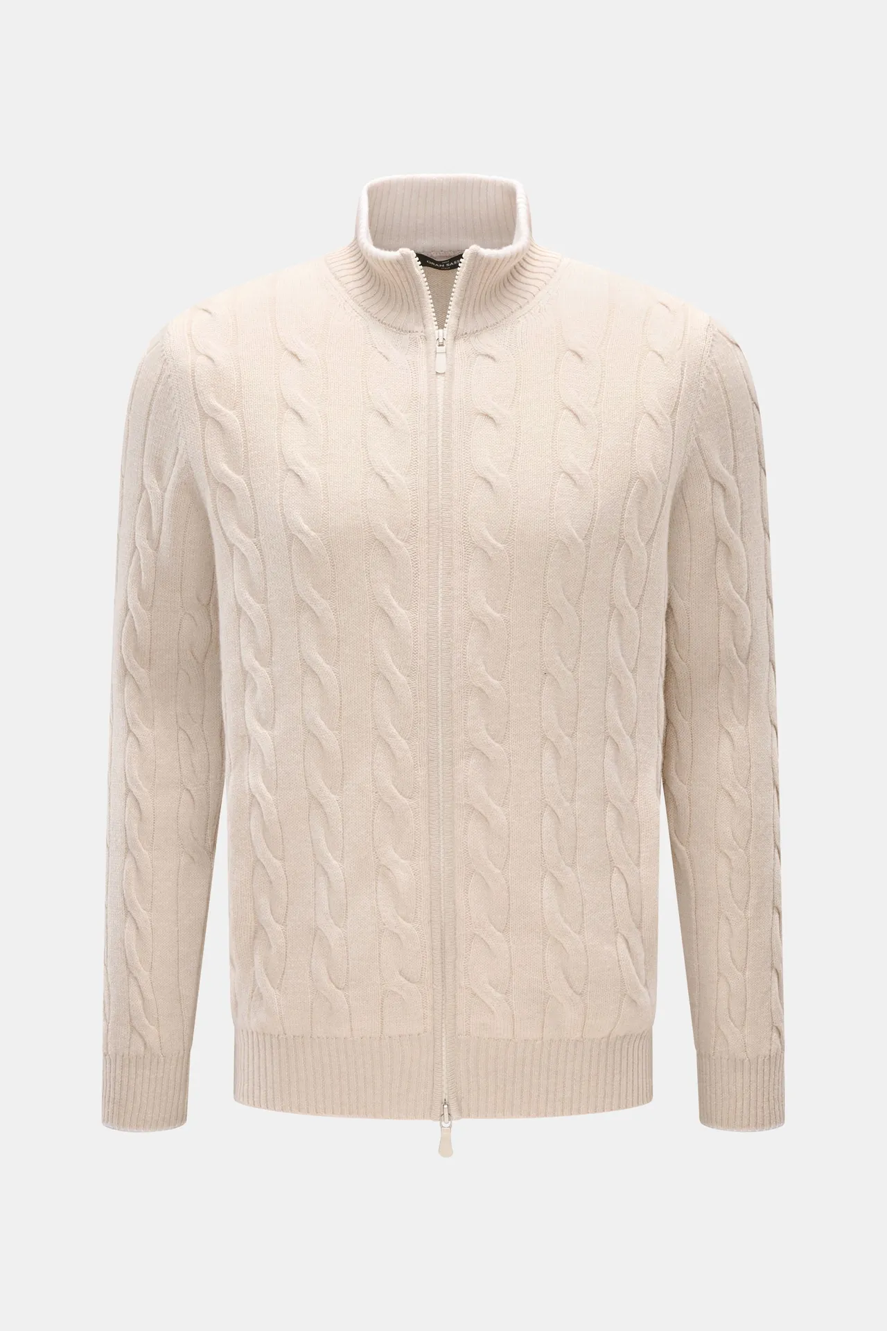 Gran Sasso - Herren - Cashmere Strickjacke sand Gran Sasso - Herren - Cashmere Strickjacke sand