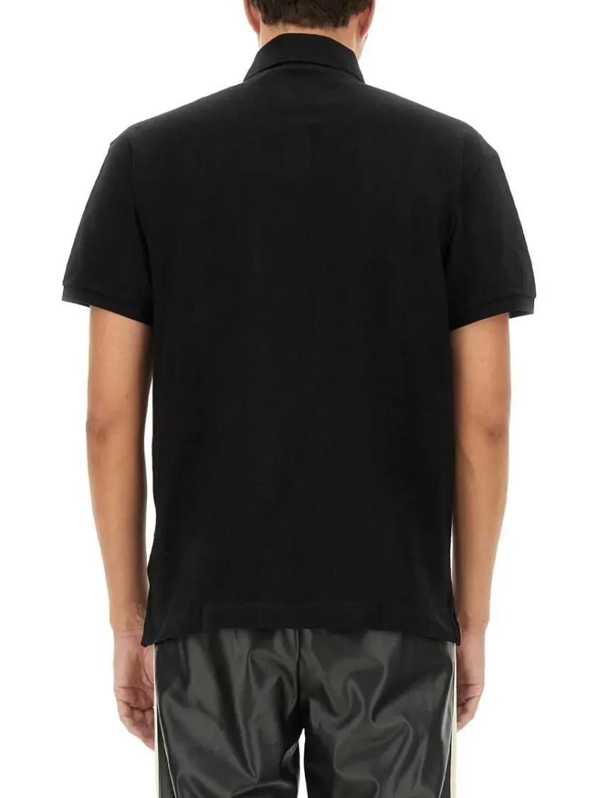 Palm Angels - Polo With Logo - Größe M - schwarz – Bild 2