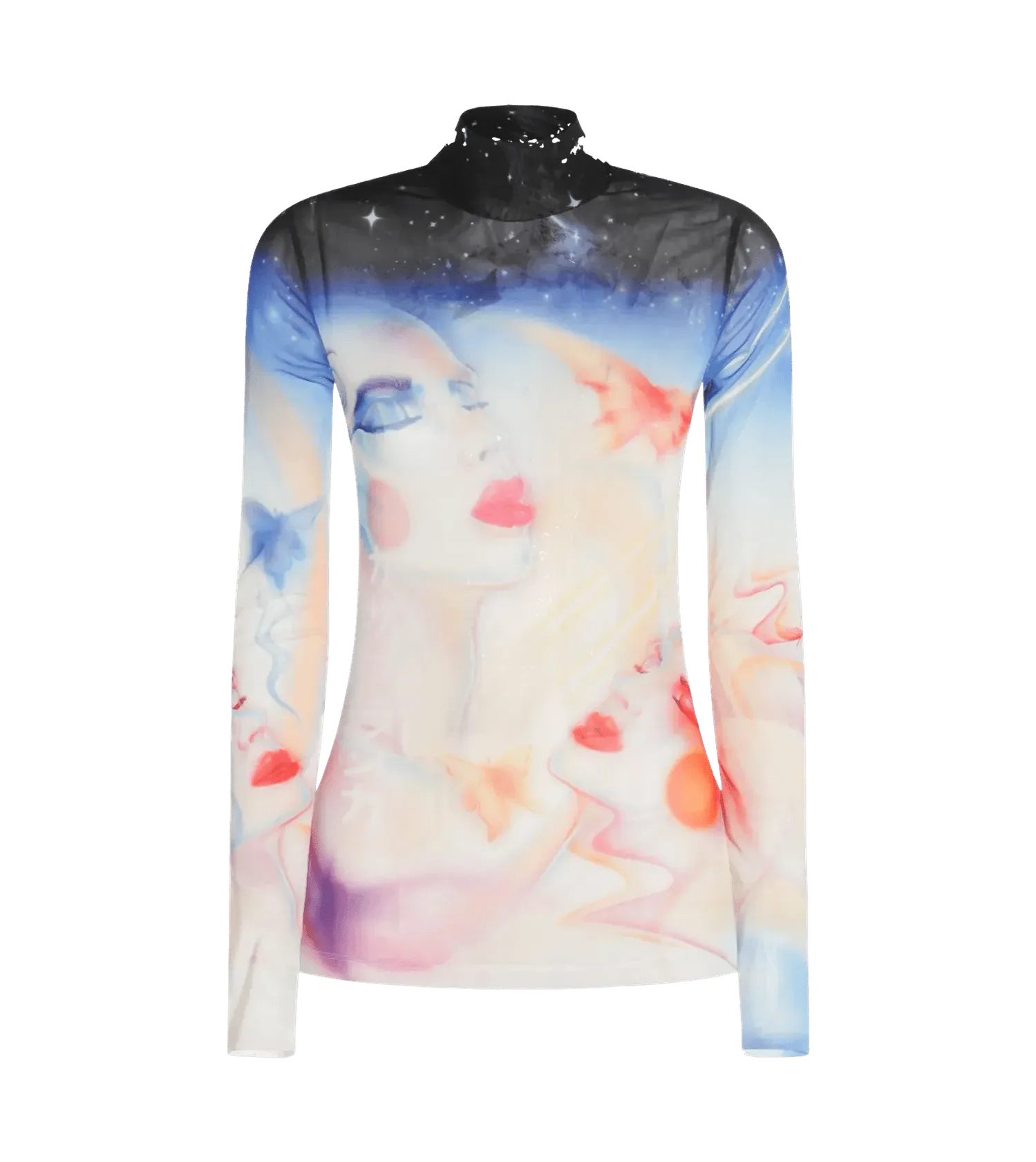 Casablanca - Langarm-Top mit Grafikdruck - Größe XS - multi Casablanca - Langarm-Top mit Grafikdruck - Größe XS - multi
