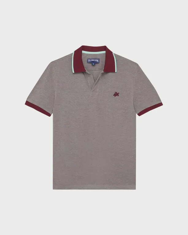 Vilebrequin - Solid Polohemd Aus Baumwolle Mit Changierendem Effekt Für Herren - Polohemd - Palatin - Rot - Größe XL Vilebrequin - Solid Polohemd Aus Baumwolle Mit Changierendem Effekt Für Herren - Polohemd - Palatin - Rot - Größe XL