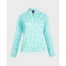 Vilebrequin - Langärmeliger Seashells Rashguard Mit Reißverschluss Für Damen - Rashguard - Flynn-zx - Weiss - Größe L Vilebrequin - Langärmeliger Seashells Rashguard Mit Reißverschluss Für Damen - Rashguard - Flynn-zx - Weiss - Größe L