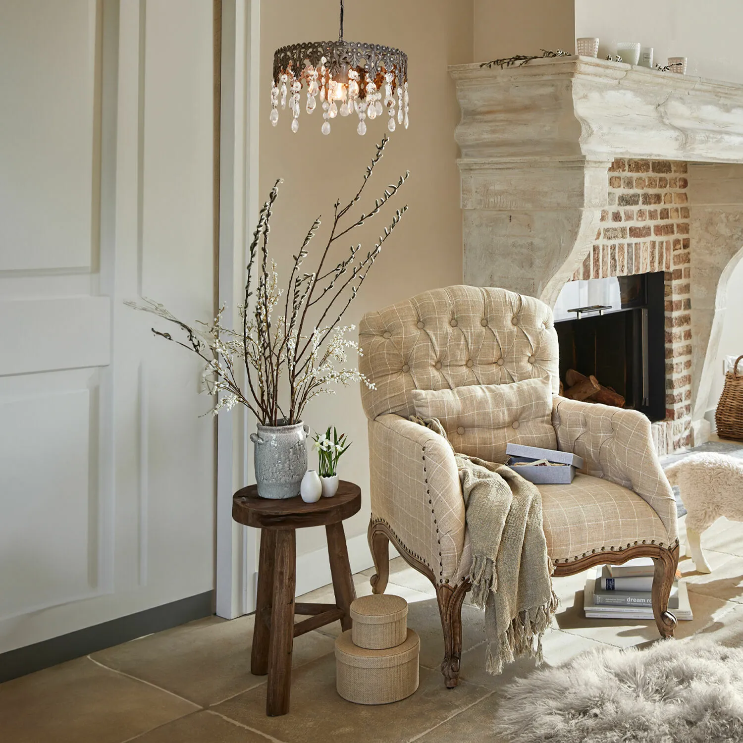 Deko-Zweige 3er Set Palmyra – Bild 2