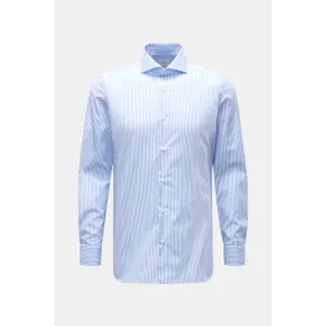 Giampaolo - Herren - Business Hemd Haifisch-Kragen hellblau/weiß gestreift Giampaolo - Herren - Business Hemd Haifisch-Kragen hellblau/weiß gestreift