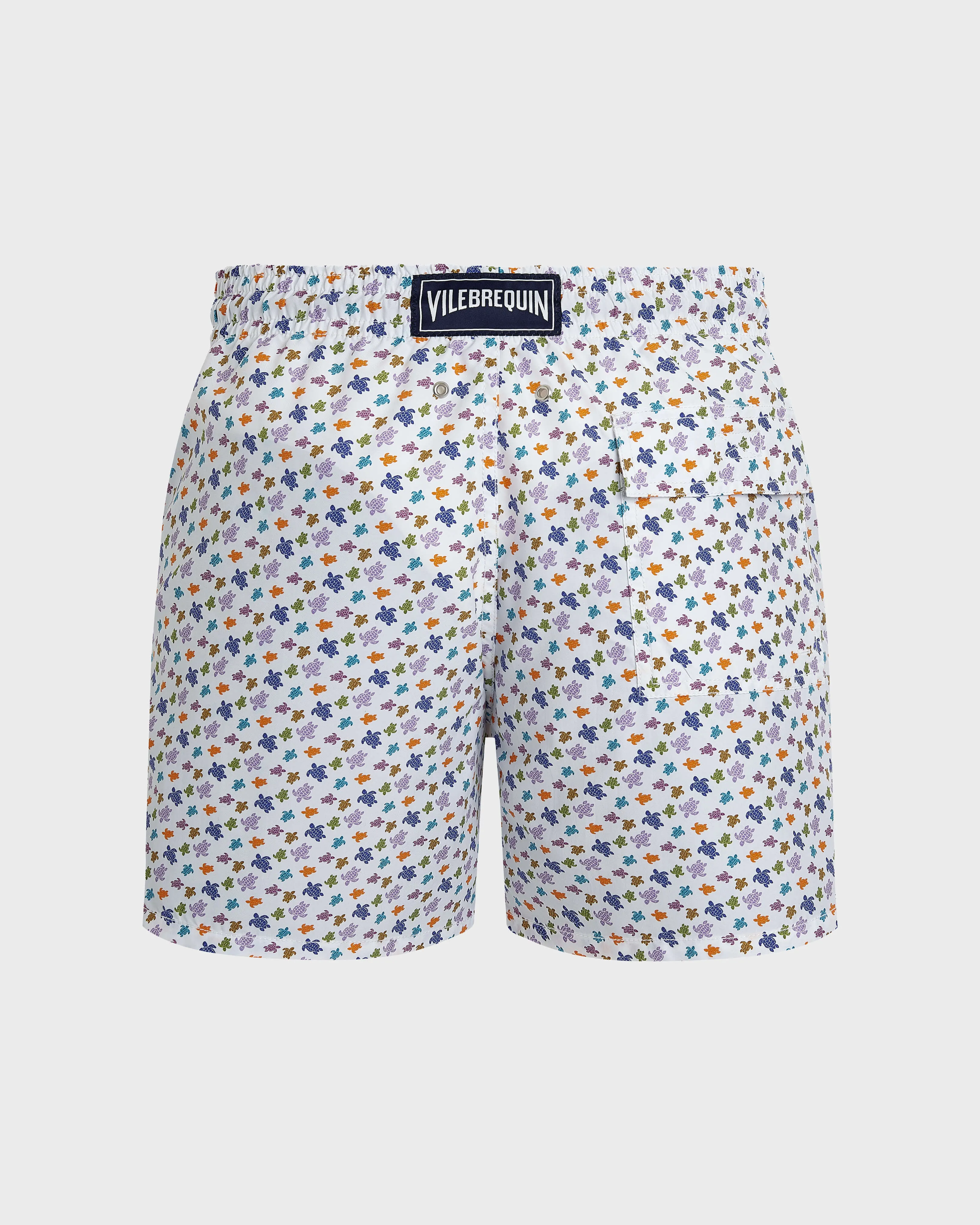Vilebrequin - Micro Ronde Des Tortues Badeshorts Für Herren - Bademode - Moorea - Weiss - Größe L – Bild 2