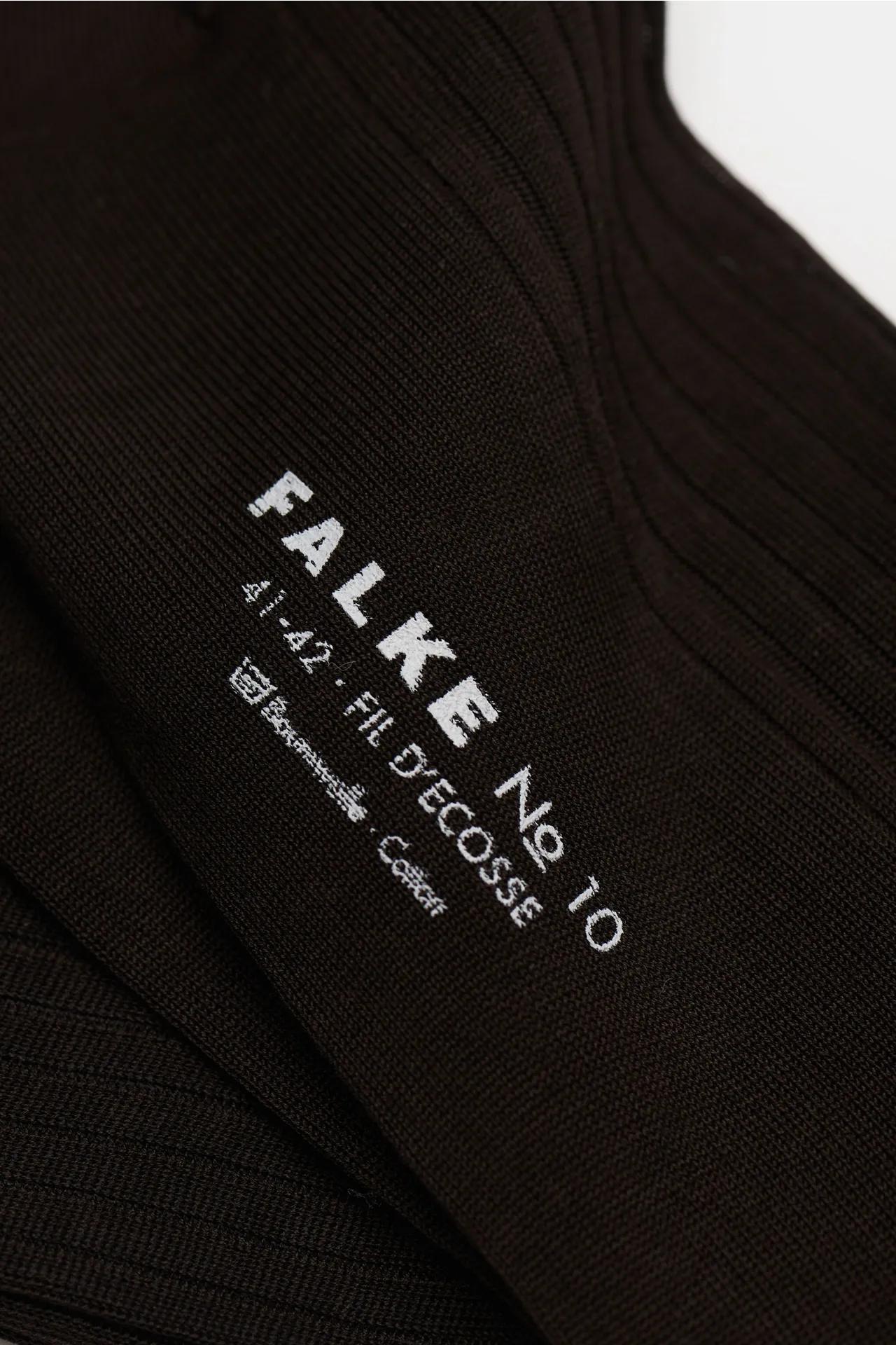 Falke - Herren - Kniestrumpf 'No. 10' dunkelbraun – Bild 3