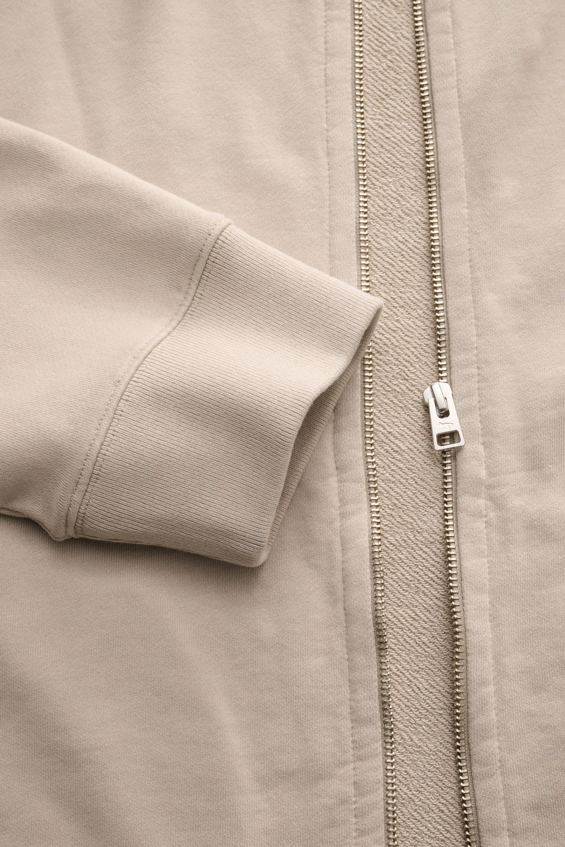 Maison Kitsuné - Herren - Sweatjacke 'Bold Fox' beige – Bild 4