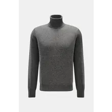 Cruciani - Herren - Cashmere Rollkragenpullover dunkelgrau meliert Cruciani - Herren - Cashmere Rollkragenpullover dunkelgrau meliert