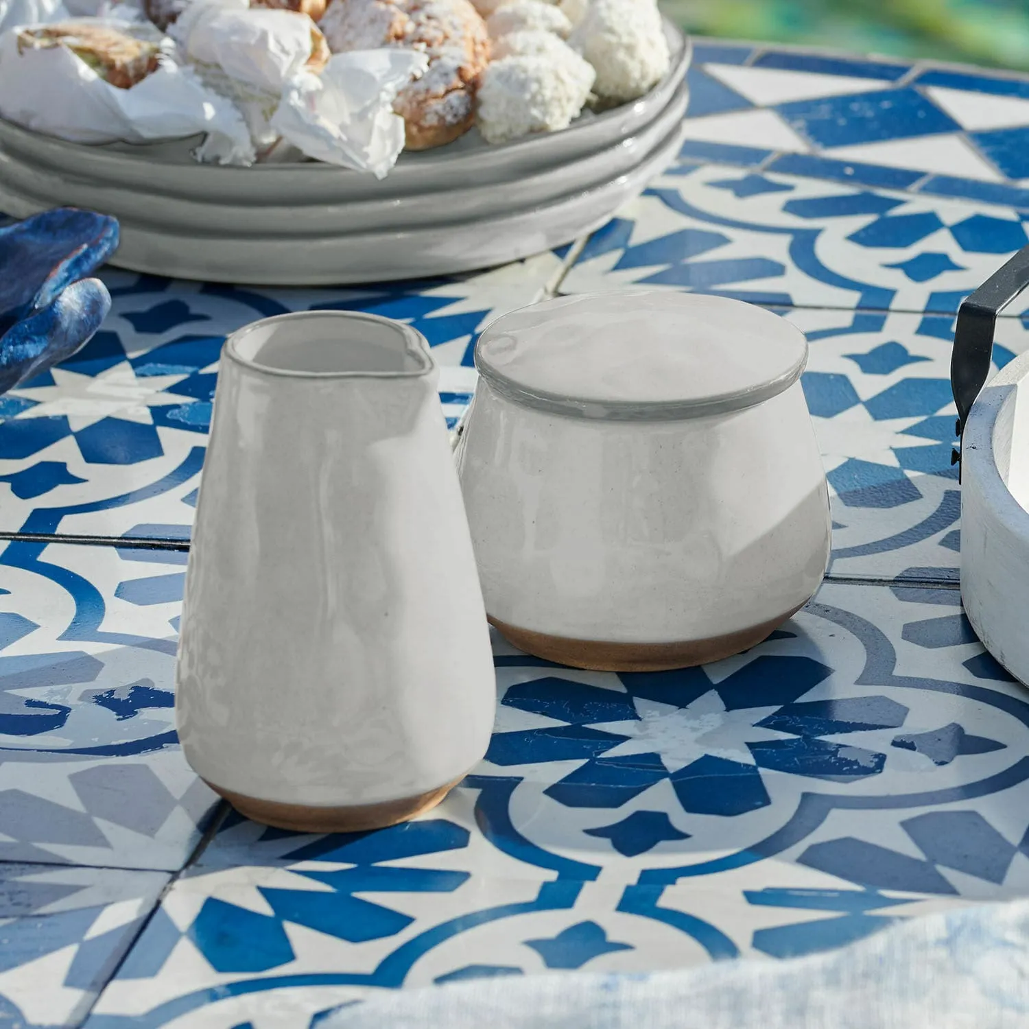 Zuckerdose und Milchkännchen Biarré – Bild 2