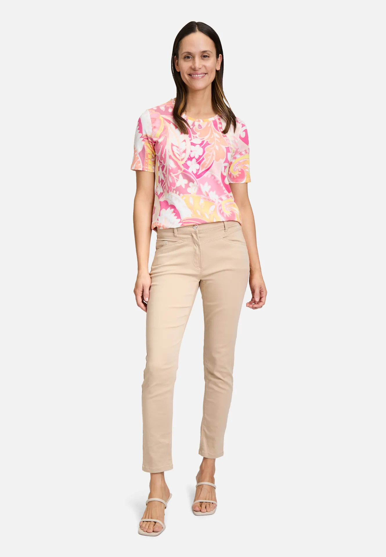 Basic Shirt mit Print – Bild 2