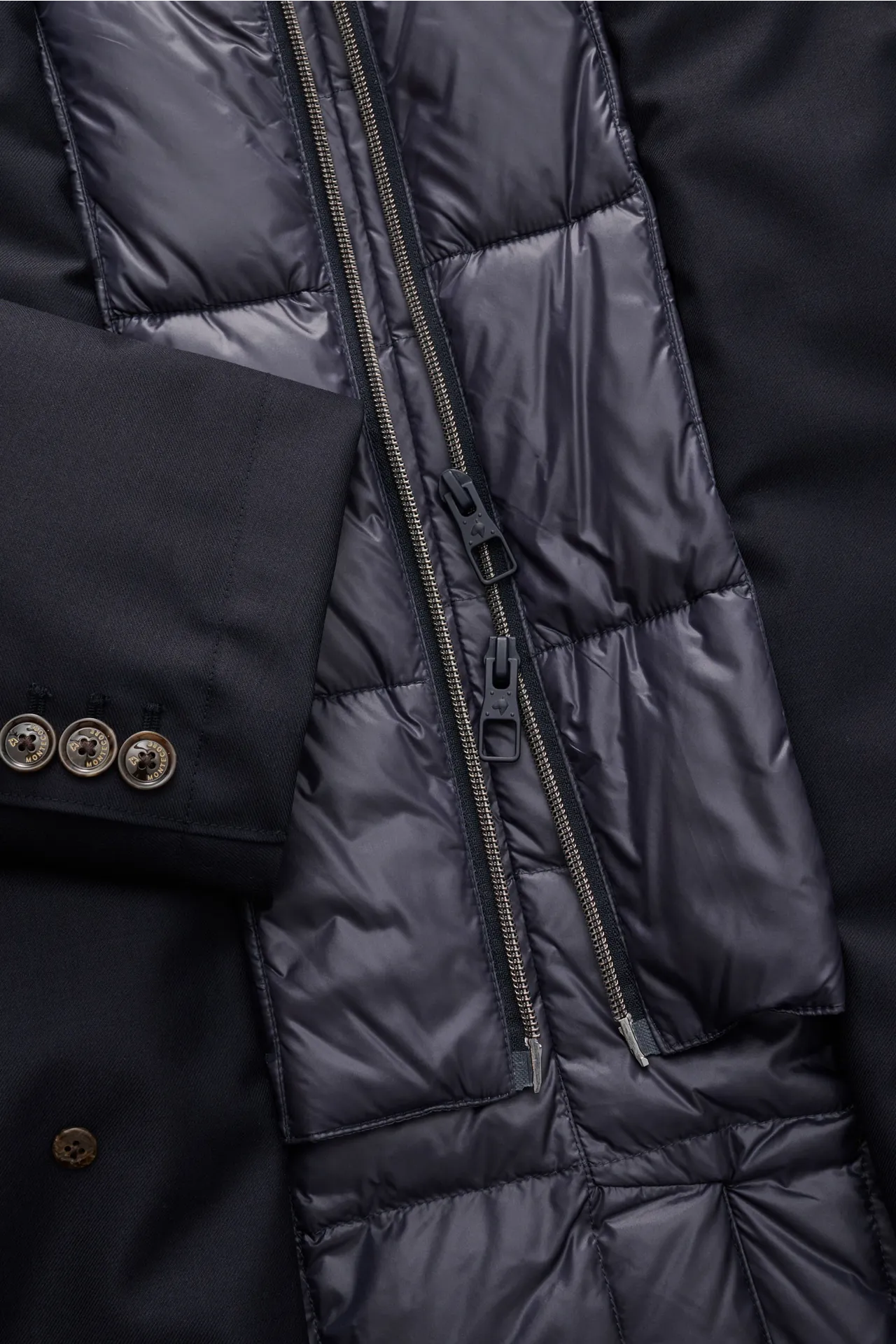 Montecore - Herren - Daunen-Kurzmantel navy – Bild 5