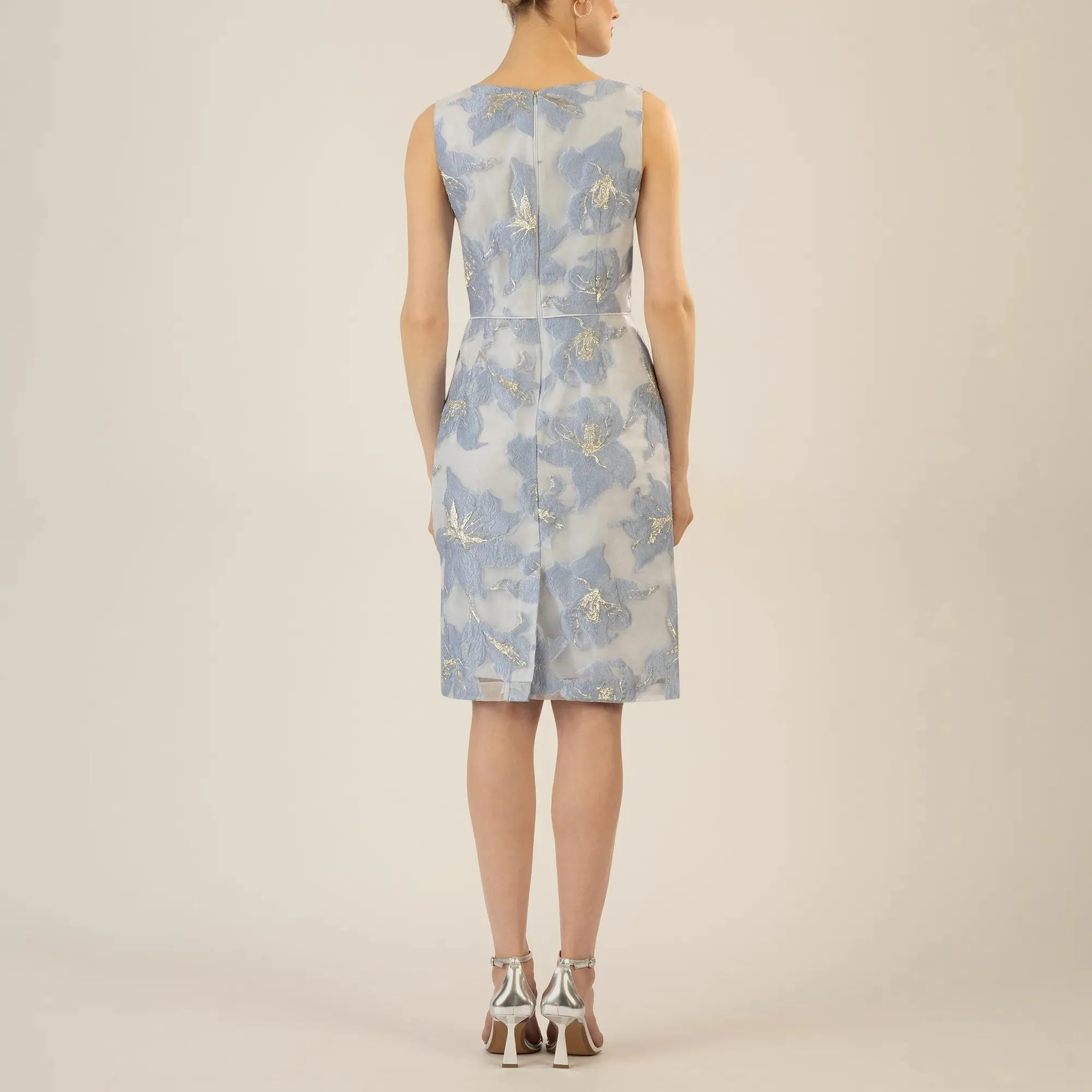 Apart - Jacquardkleid - Größe 44 - blau – Bild 2