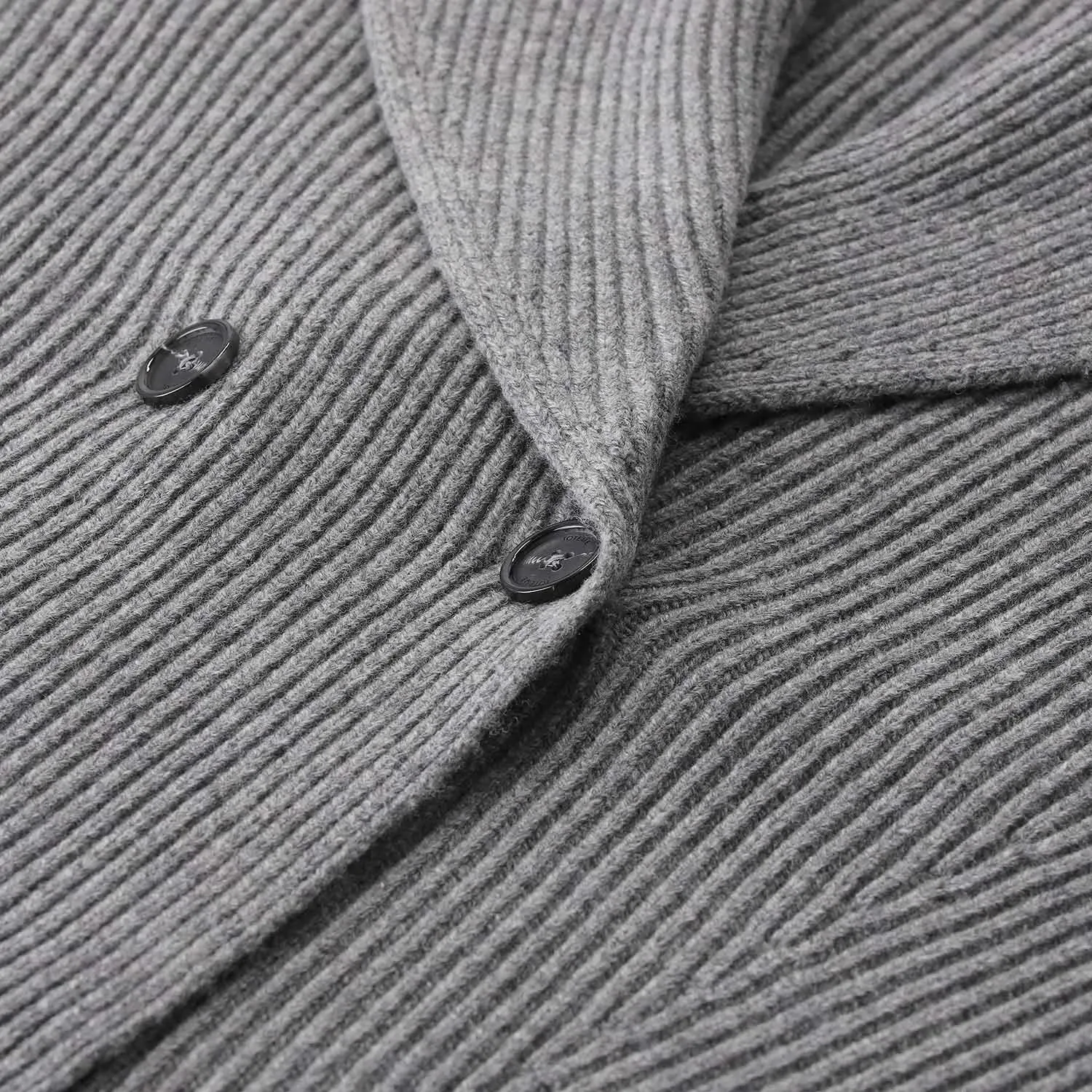TOTEME - Strickjacke aus Wollmix - Größe M - grau – Bild 2