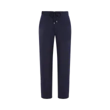 Vilebrequin - Solid Baumwoll-satinhose Mit Elastischem Bund Für Herren - Hose - Paulo - Blau - Größe L Vilebrequin - Solid Baumwoll-satinhose Mit Elastischem Bund Für Herren - Hose - Paulo - Blau - Größe L