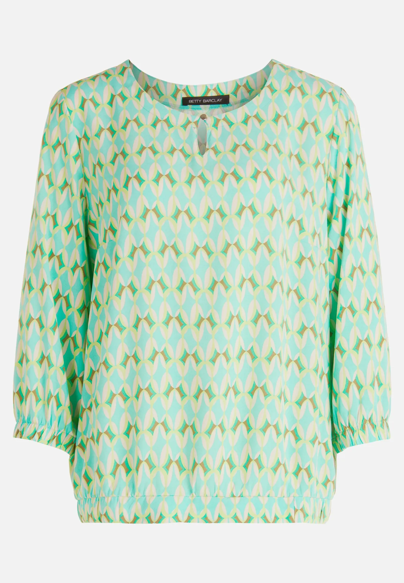 Schlupfbluse mit Muster