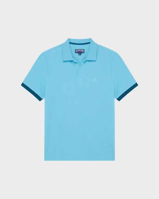 Vilebrequin - Solid Polohemd Aus Baumwolle Für Herren - Polohemd - Palatin - Blau - Größe XXXL Vilebrequin - Solid Polohemd Aus Baumwolle Für Herren - Polohemd - Palatin - Blau - Größe XXXL