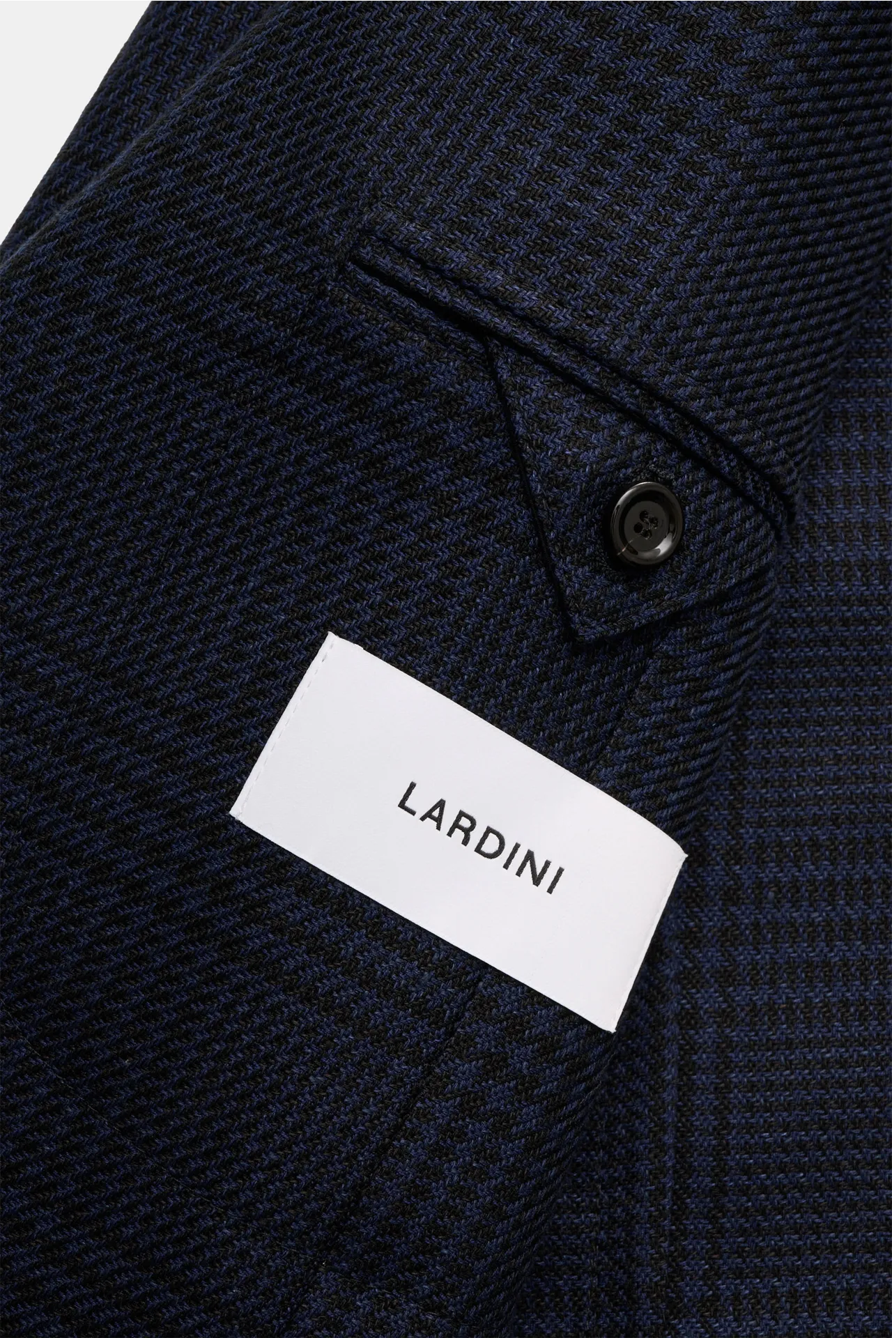 Lardini - Herren - Sakko navy/schwarz kariert – Bild 4