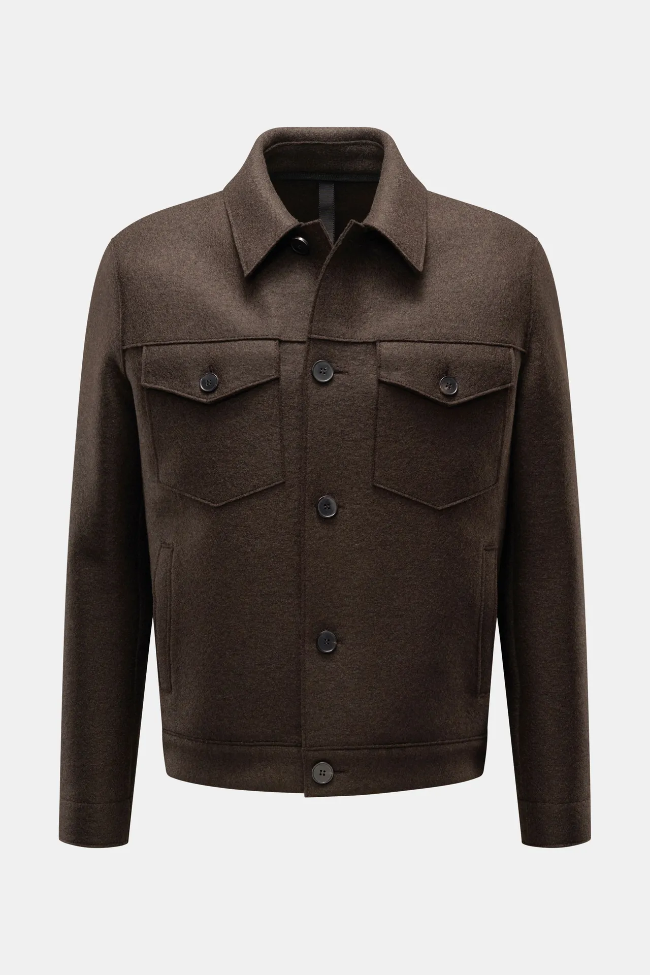 Harris Wharf London - Herren - Wolljacke dunkelbraun Harris Wharf London - Herren - Wolljacke dunkelbraun