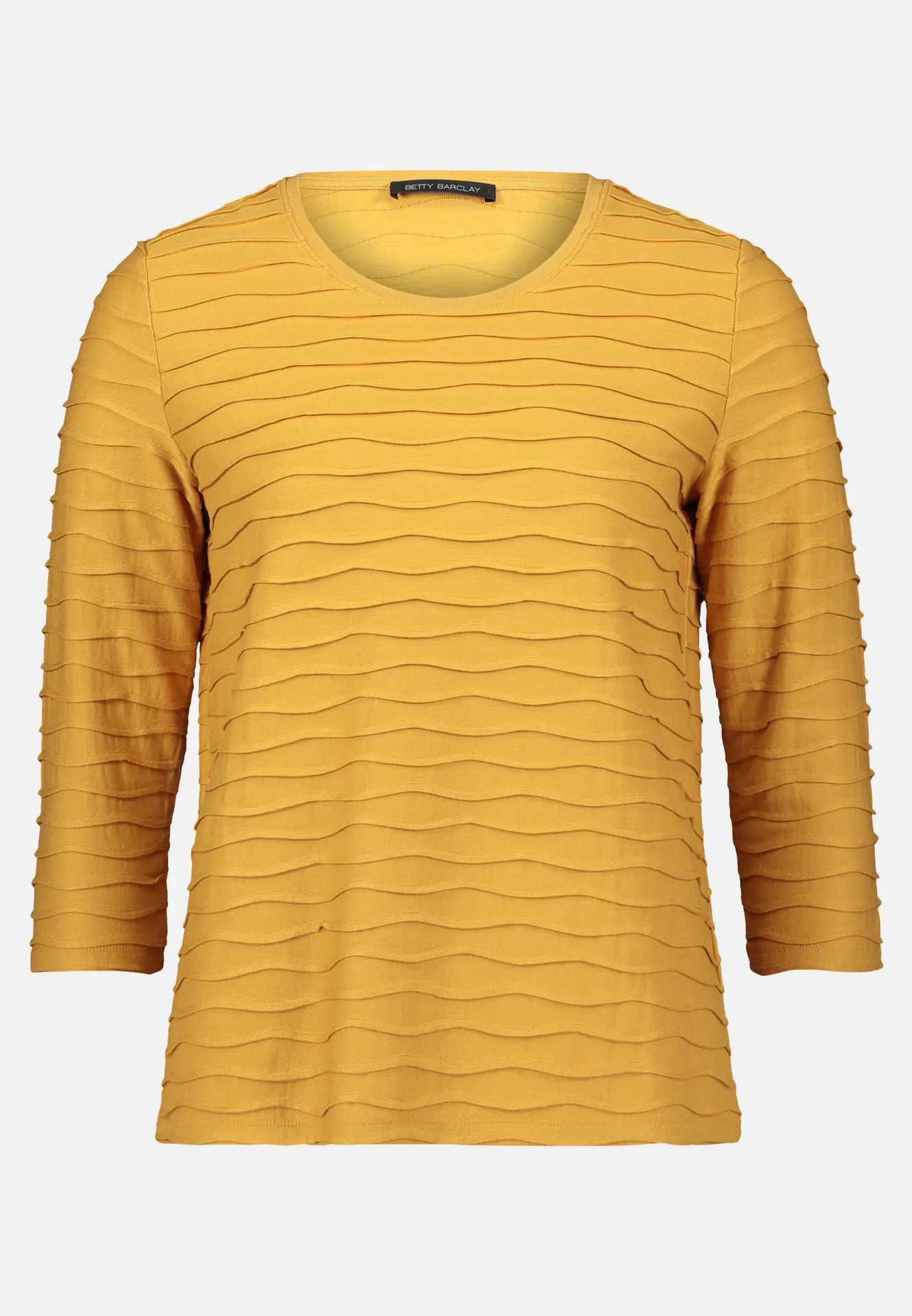 Basic Shirt mit Wellenstruktur – Bild 3