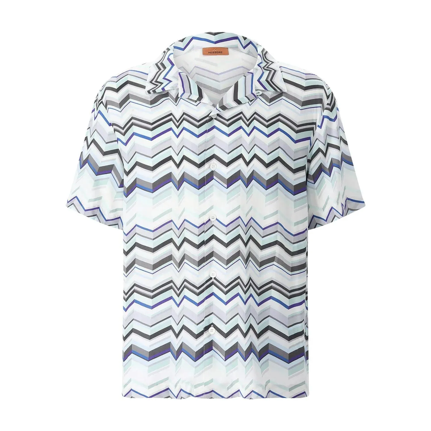 Missoni - Kurzarmhemd mit Muster - Größe XXL - bunt Missoni - Kurzarmhemd mit Muster - Größe XXL - bunt
