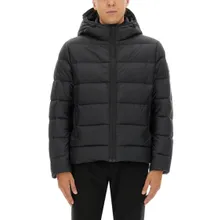Fay - Double Front Puffer Jacket With Hood And Matte Fin - Größe XL - schwarz Fay - Double Front Puffer Jacket With Hood And Matte Fin - Größe XL - schwarz