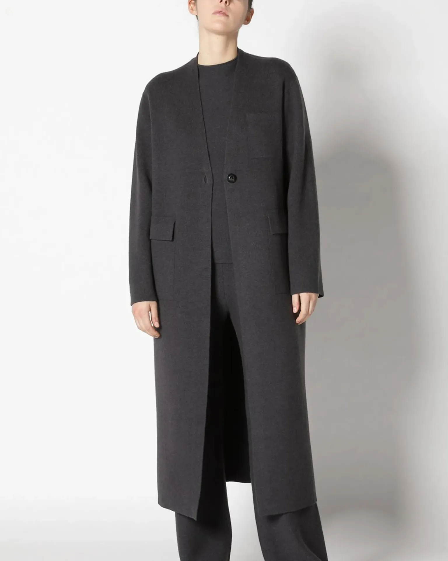 Sminfinity - doubleface mix Mantel - Größe L - gray Sminfinity - doubleface mix Mantel - Größe L - gray