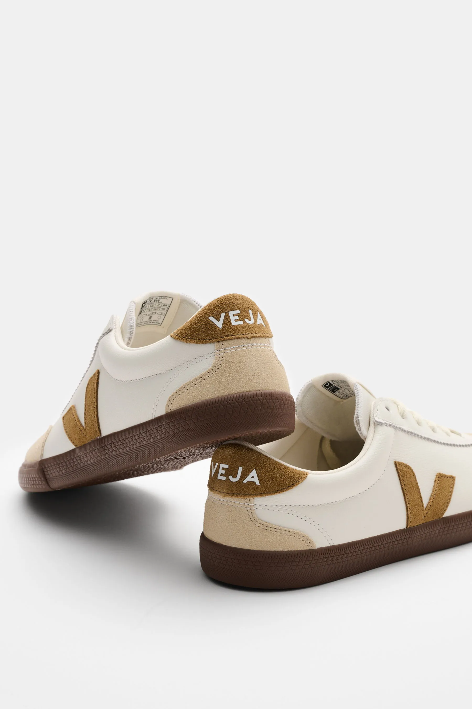 Veja - Herren - Sneaker 'Volley O.T. Leather' weiß/camel/beige – Bild 4