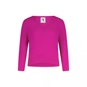 van Kukil - Kaschmir Pullover 47701885911386 - Größe M - dark blue