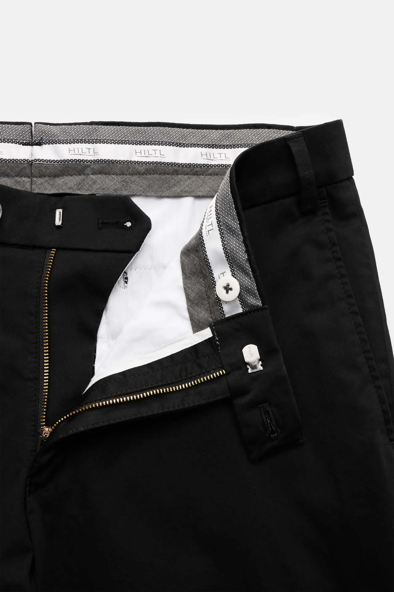 Hiltl - Herren - Baumwollhose 'Parma' schwarz – Bild 4