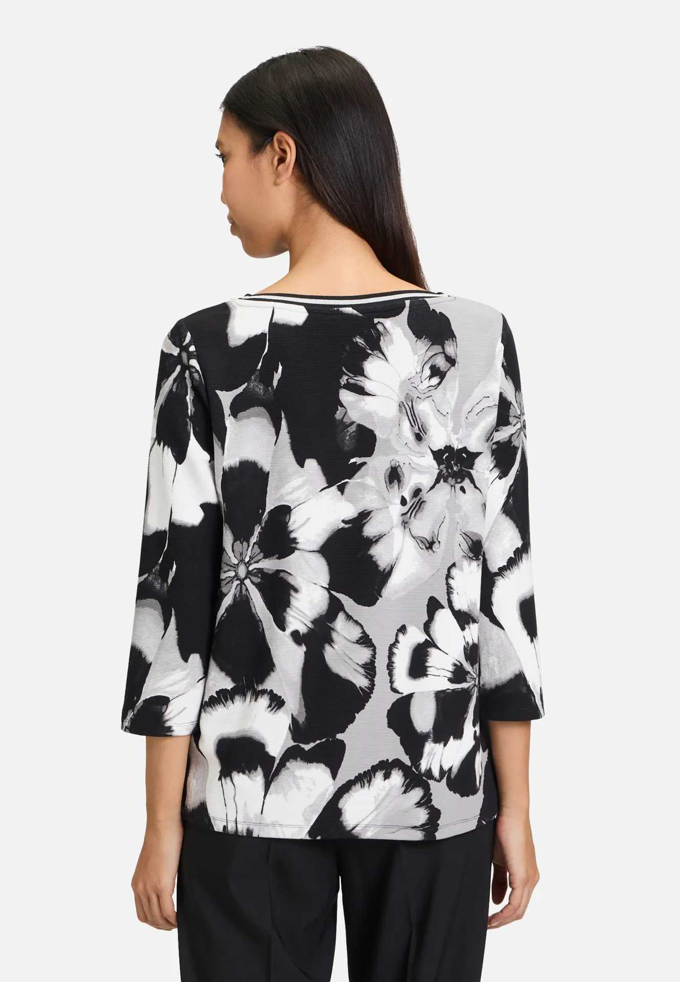 Sweatshirt mit Rippenstruktur Sweatshirt mit Rippenstruktur